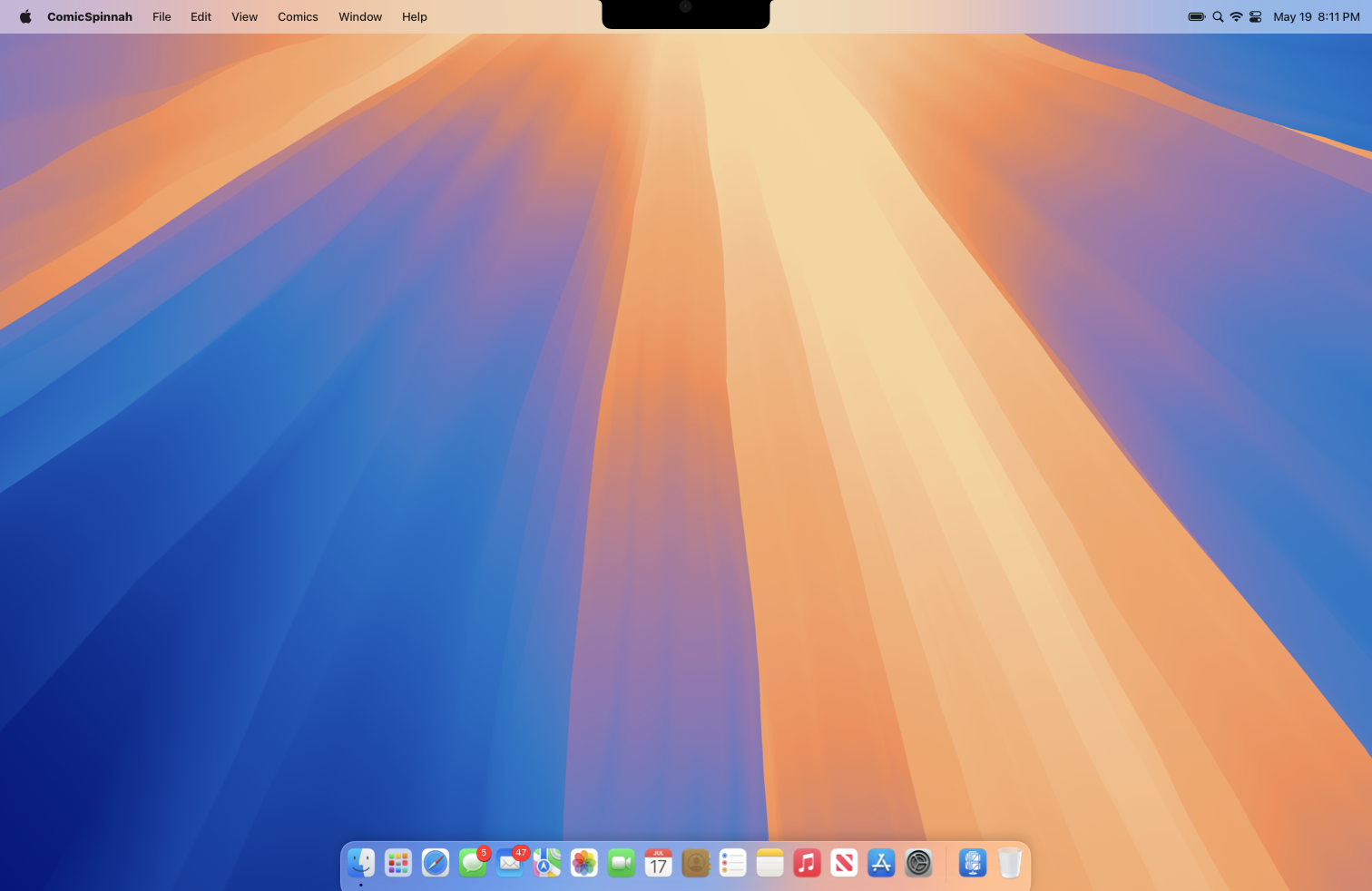ComicSpinnah on Modern MacBook